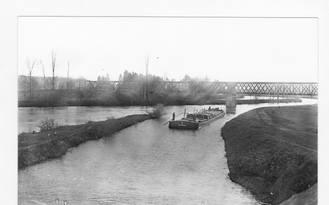 Chemin de halage vers 1900